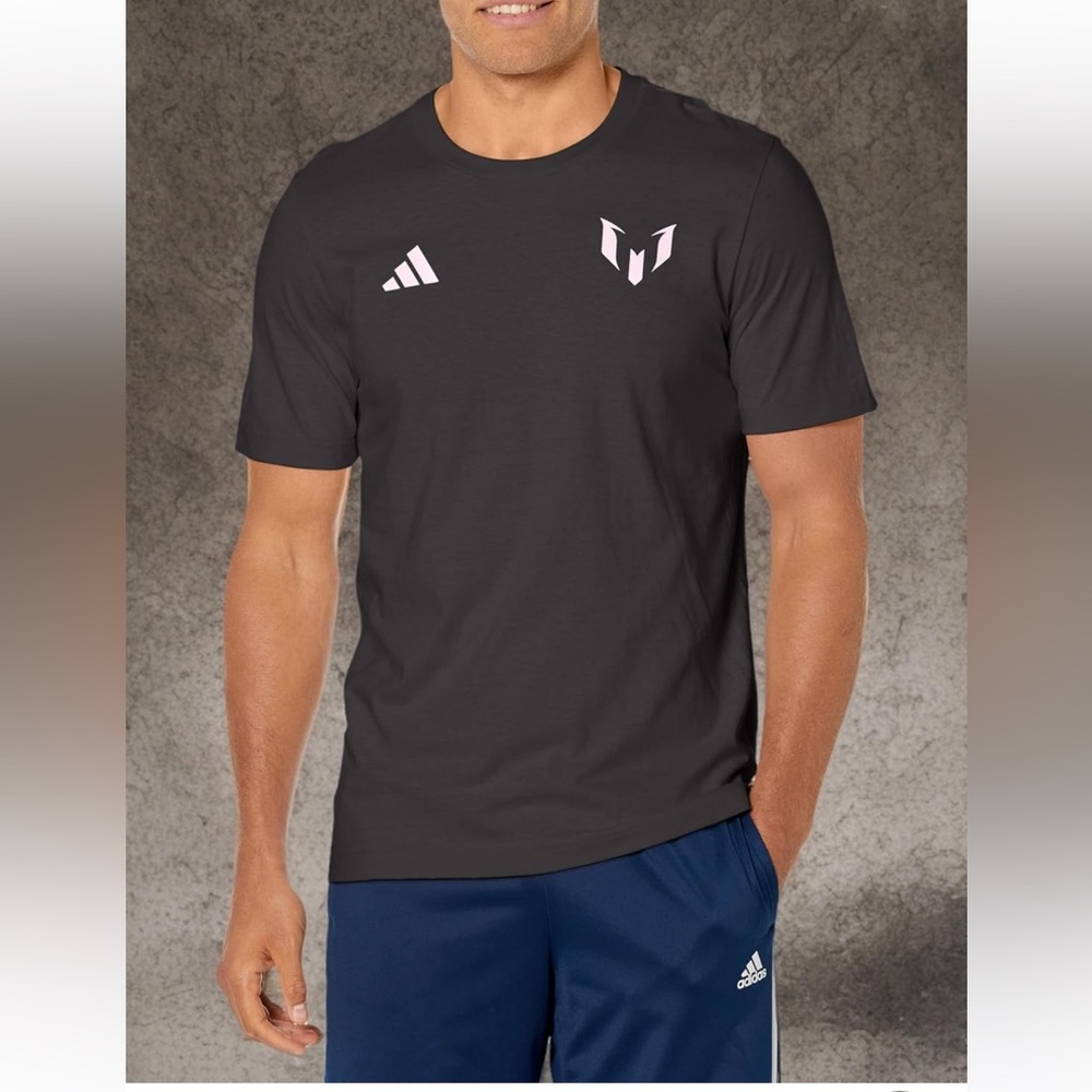 Adidas Messi #10 Black T-Shirt, XXL, NWT - Picture 2 of 9